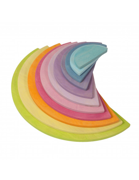 Halve cirkels pastel