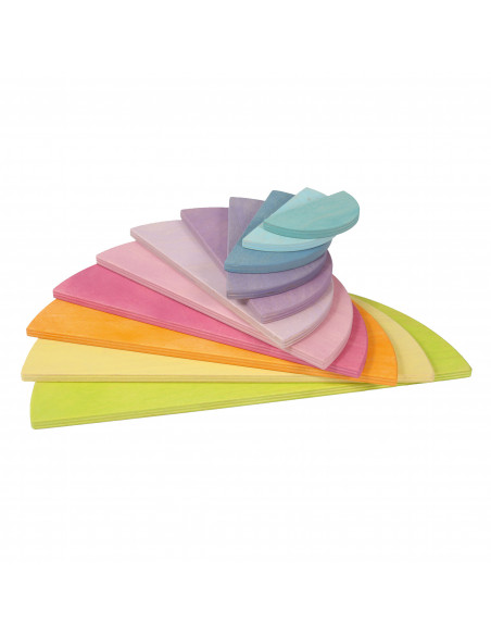 Halve cirkels pastel
