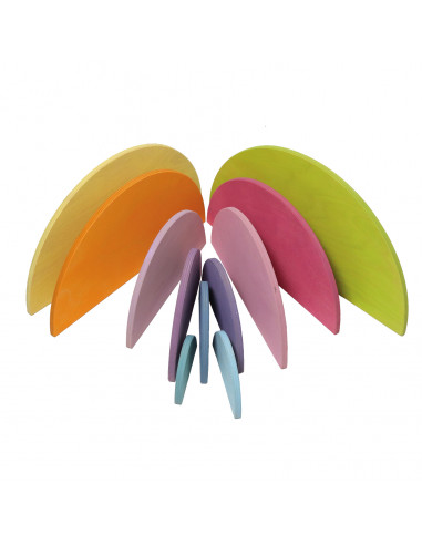 Halve cirkels pastel