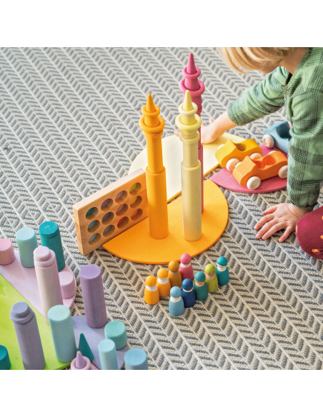 Halve cirkels pastel