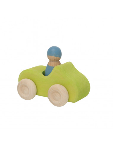 Auto met bestuurder groen