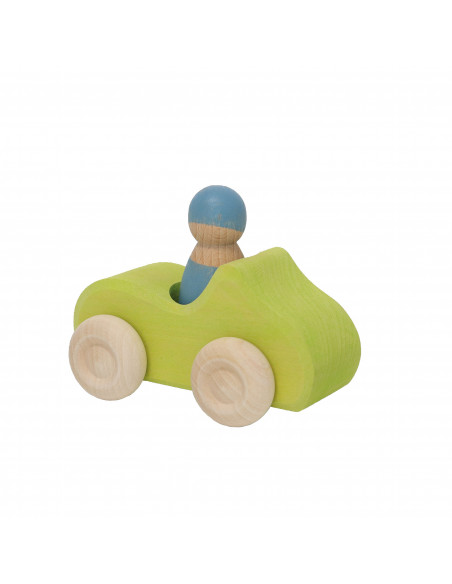 Auto met bestuurder groen