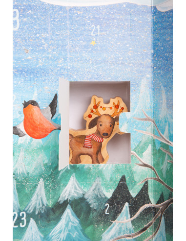 Houten speelgoed adventskalender