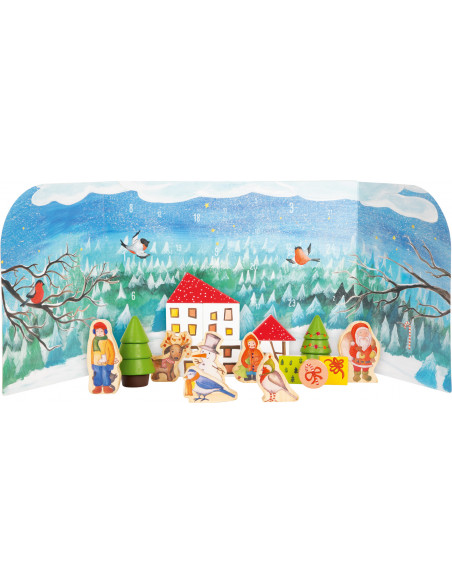 Houten speelgoed adventskalender
