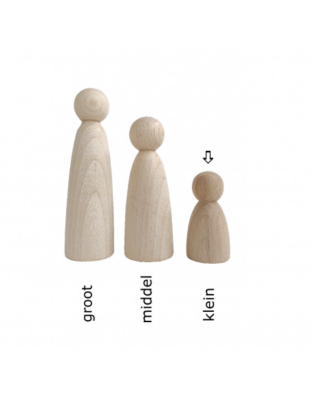 Peg doll rond klein Peg doll rond klein