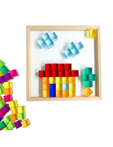 Lichtdoorlatende blokkenset