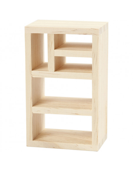 Knutsel poppenhuis boekenkast