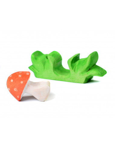 Paddenstoel met egeltjes set