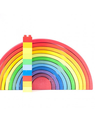 Houten regenboog Grimms