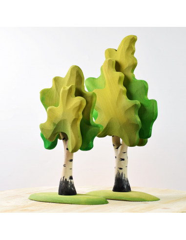 Berkenbomen set XL
