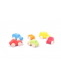 Auto set regenboog