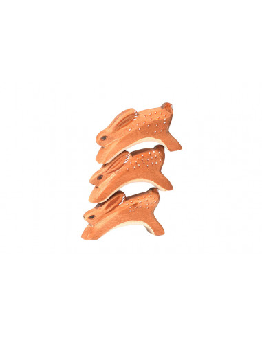 Paddenstoel met haasjes set