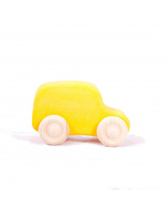 Gele bestelbus