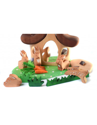 Konijn zittend Bumbu Toys