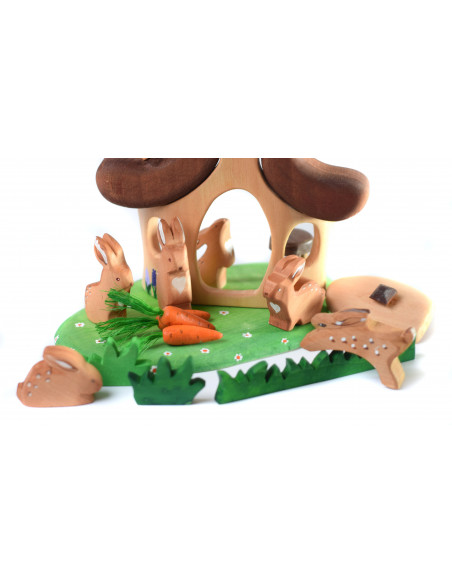 Konijn zittend Bumbu Toys Konijn zittend Bumbu Toys