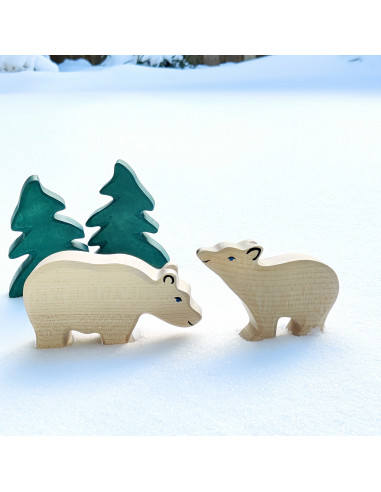 Kleine conifeer Holztiger