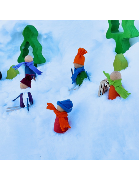 Miniatuur slee Miniatuur slee