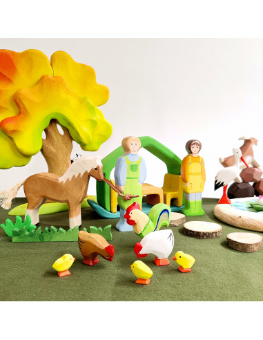 Paard met teugels Bumbu Toys