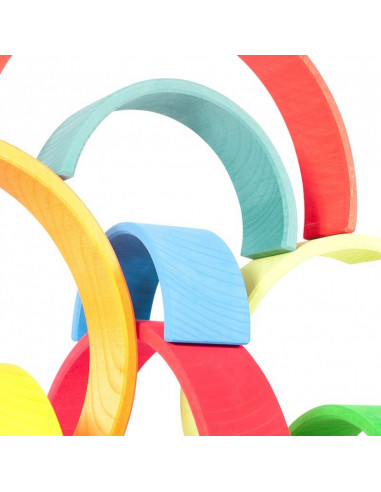 Houten regenboog Grimms