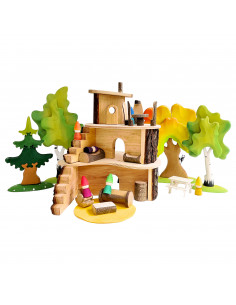 Boomstam slaapkamer set 2