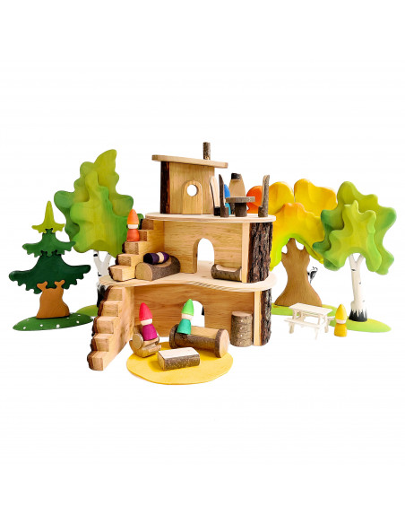 Boomstam slaapkamer set