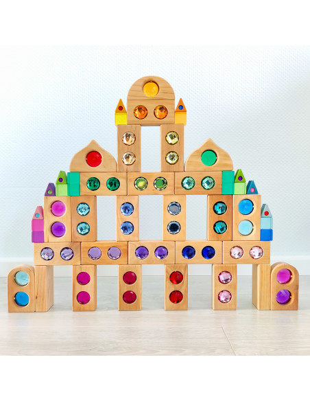 Mega glinster blokken set Mega glinster blokken set