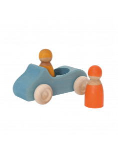Grote auto blauw