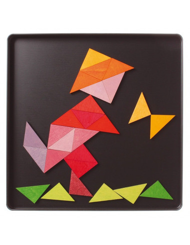Magneetmozaiek triangels