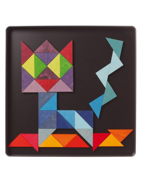 Magneetmozaiek triangels