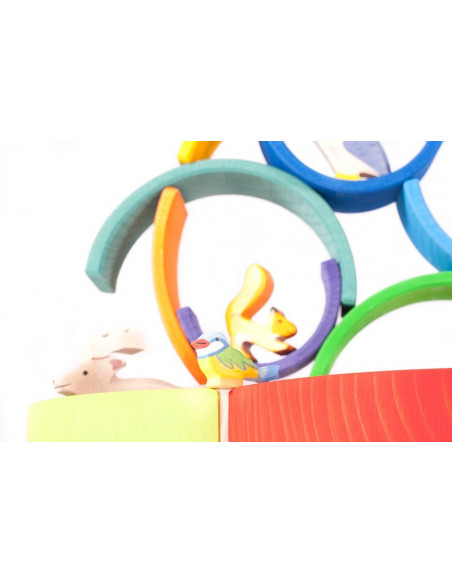 Houten regenboog Grimms