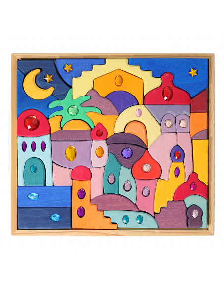 Glitterpuzzel oriëntaals