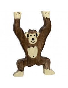 Chimpansee Holztiger