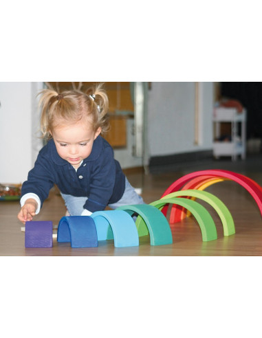 Houten regenboog Grimms
