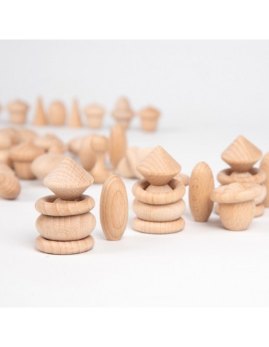 Mandala figuurtjes naturel