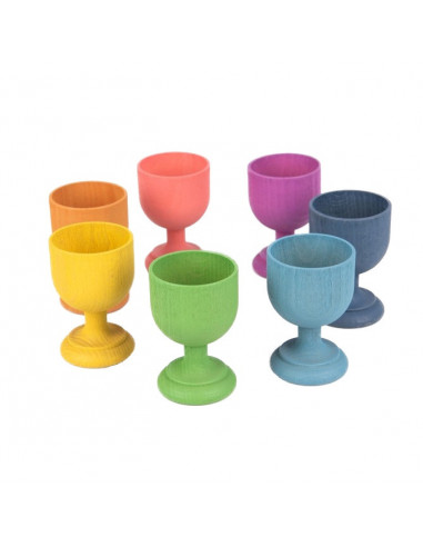 Regenboog eierdoppen