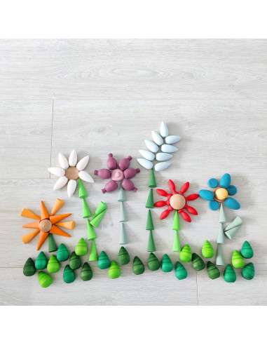 Mandala figuurtjes naturel