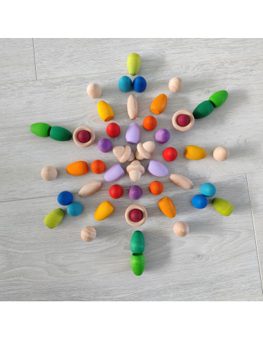 Mandala - Regenboog eieren