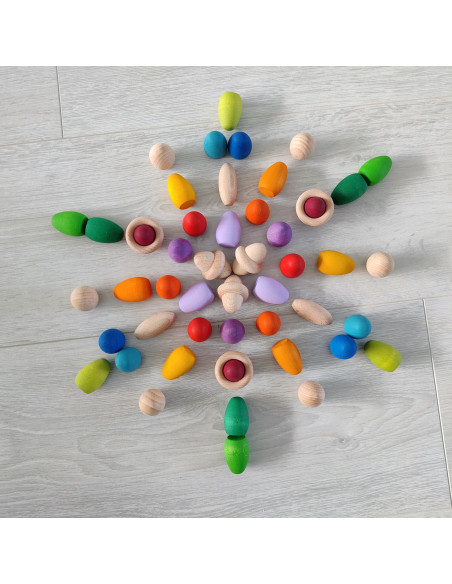 Mandala - Regenboog eieren