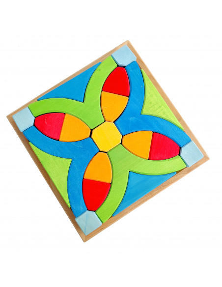 Mandala puzzelblokken Mandala puzzelblokken