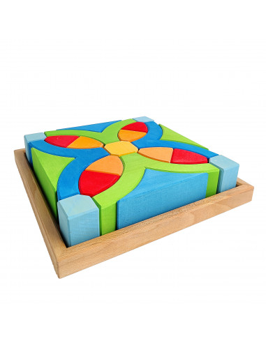 Mandala puzzelblokken