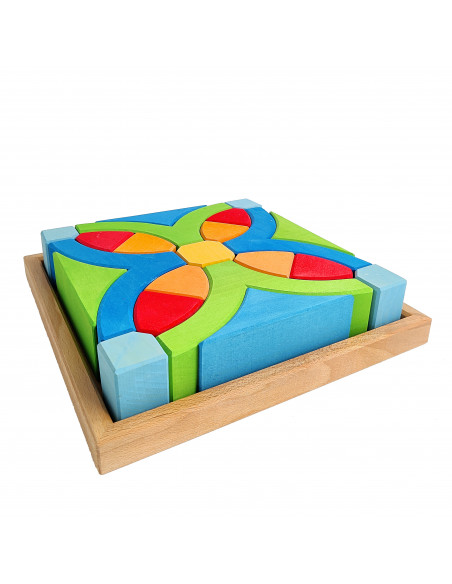 Mandala puzzelblokken Mandala puzzelblokken