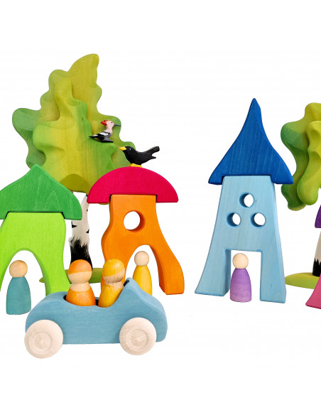 KLeurige huizen KLeurige huizen