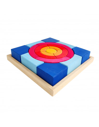 Cirkel puzzelblokken