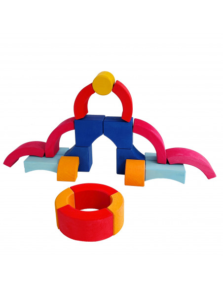 Cirkel puzzelblokken