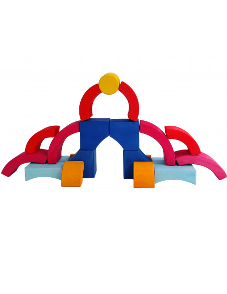 Cirkel puzzelblokken