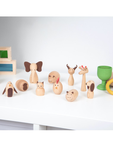 Dieren set simplistisch