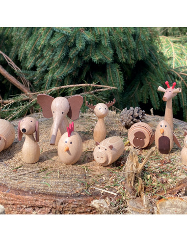 Dieren set simplistisch