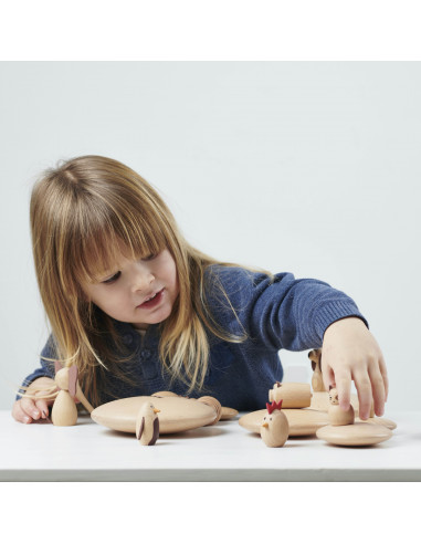 Dieren set simplistisch