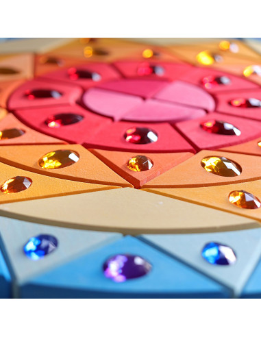 Glitter mandala blokkenset groot