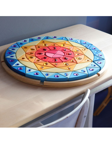 Glitter mandala blokkenset groot